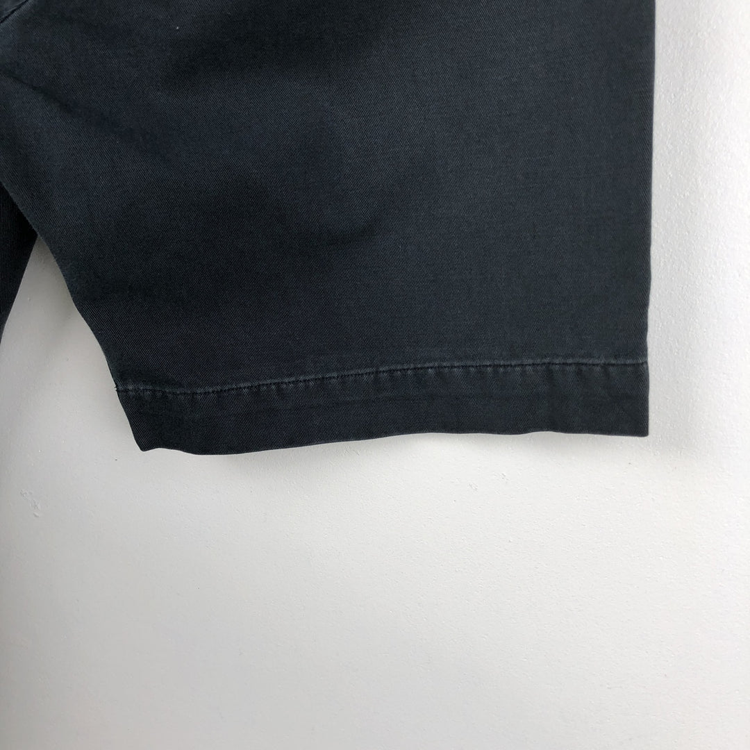Ralph Lauren BLAKE short sleeve button down shirt, men's size M cotton black type Vintage Second Hand