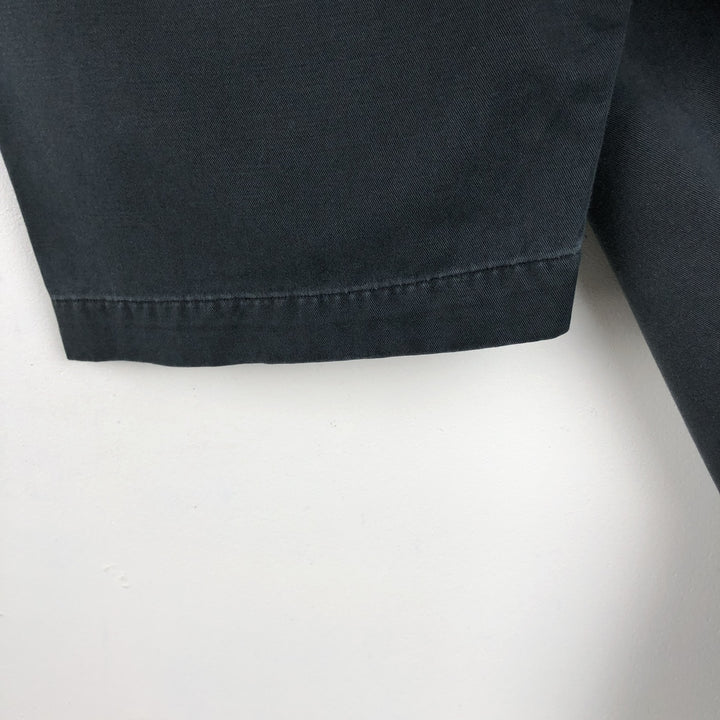 Ralph Lauren BLAKE short sleeve button down shirt, men's size M cotton black type Vintage Second Hand
