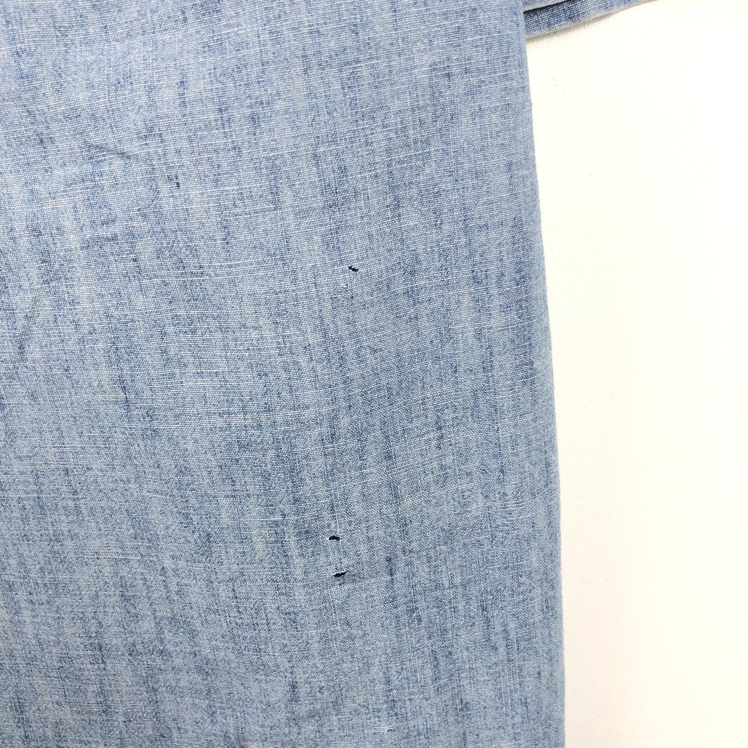 Ralph Lauren short-sleeved chambray shirt, men's size L (approx.) cotton blue type Vintage Second Hand