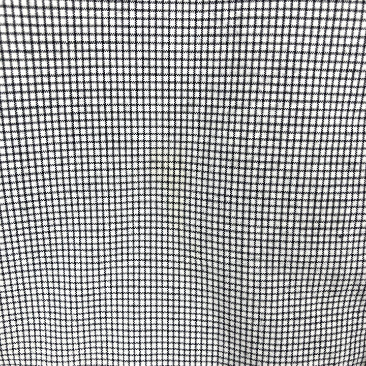 2000'S Nautica short-sleeved button-down check shirt, men's size XL (approx.) cotton white type Vintage Second Hand