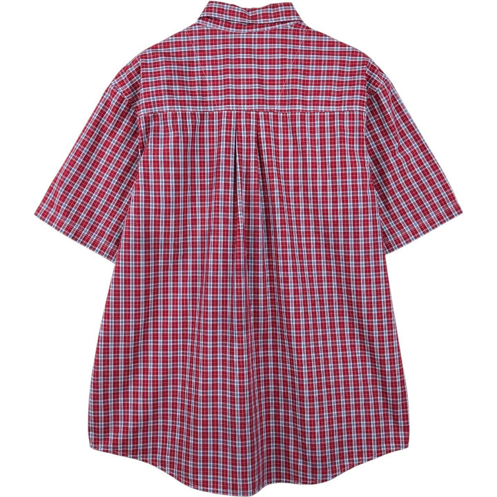 Wrangler RUGGED WEAR Long-Sleeve Button-Down Check Shirt, Men's Size XL (approx.) unclear red type Vintage Second Hand