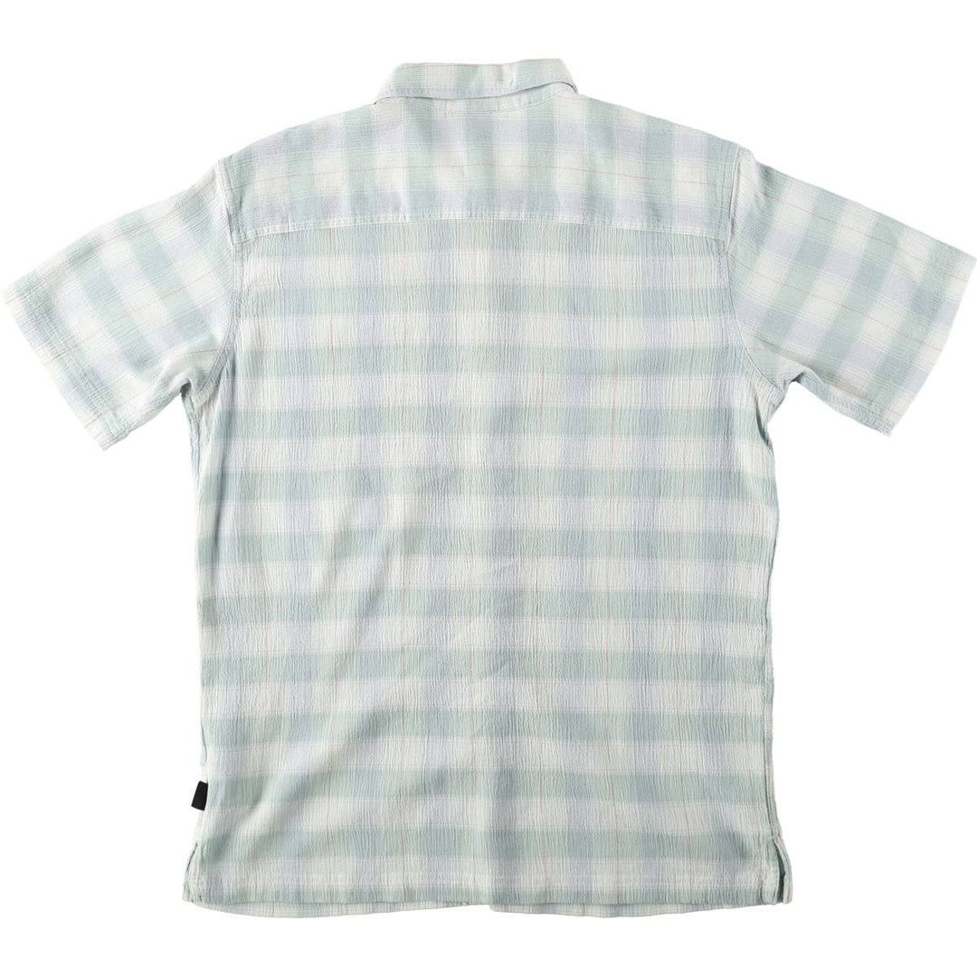 Patagonia Organic Cotton 52921SP19 Short-Sleeve Cotton Check Shirt, Boxy Shirt, Men's Size M cotton white type Vintage Second Hand