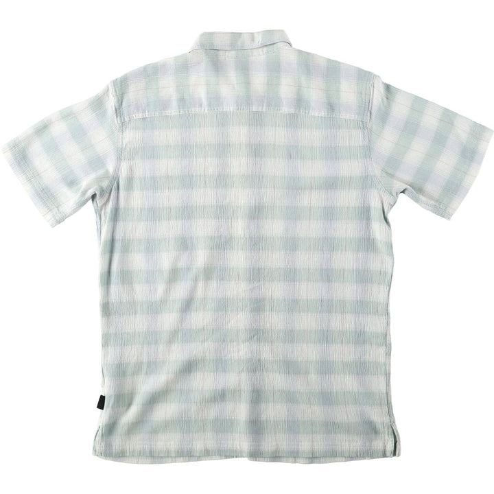 Patagonia Organic Cotton 52921SP19 Short-Sleeve Cotton Check Shirt, Boxy Shirt, Men's Size M cotton white type Vintage Second Hand