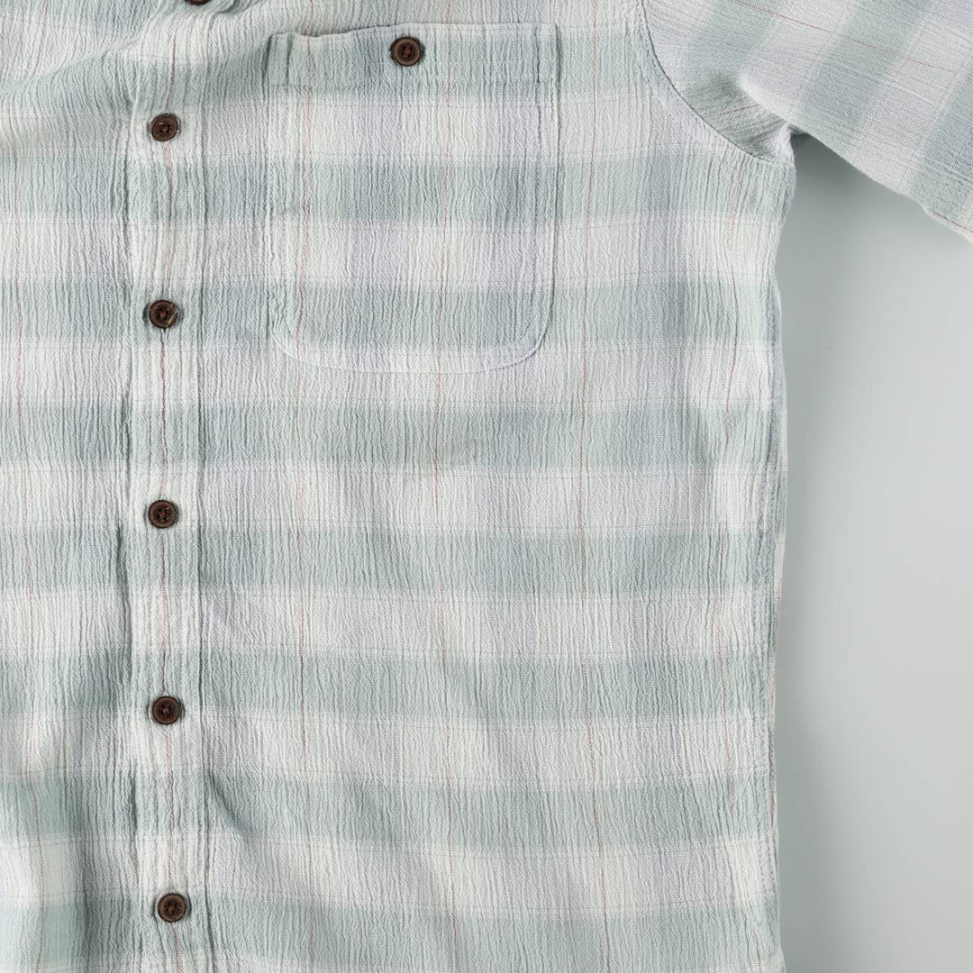 Patagonia Organic Cotton 52921SP19 Short-Sleeve Cotton Check Shirt, Boxy Shirt, Men's Size M cotton white type Vintage Second Hand