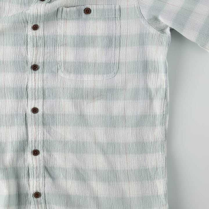 Patagonia Organic Cotton 52921SP19 Short-Sleeve Cotton Check Shirt, Boxy Shirt, Men's Size M cotton white type Vintage Second Hand