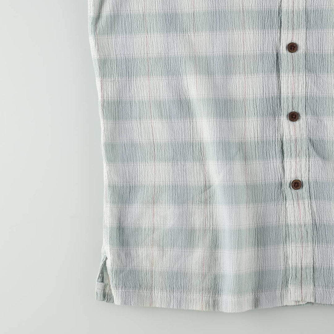 Patagonia Organic Cotton 52921SP19 Short-Sleeve Cotton Check Shirt, Boxy Shirt, Men's Size M cotton white type Vintage Second Hand