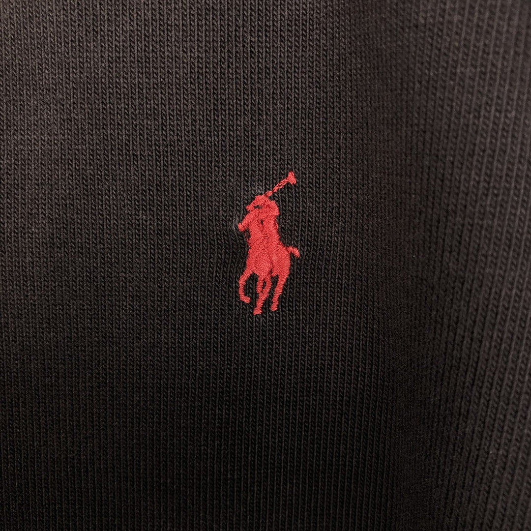 Ralph Lauren POLO by Ralph Lauren long sleeve rugby shirt, men's size L cotton black type Vintage Second Hand