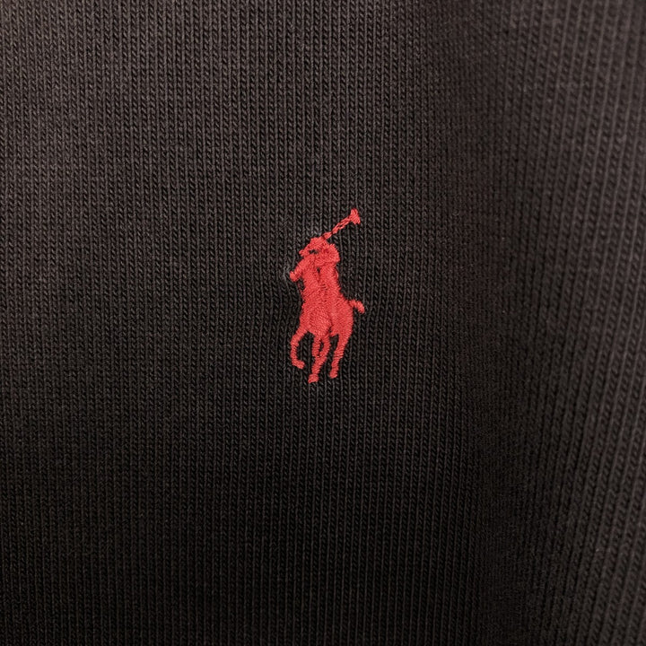 Ralph Lauren POLO by Ralph Lauren long sleeve rugby shirt, men's size L cotton black type Vintage Second Hand