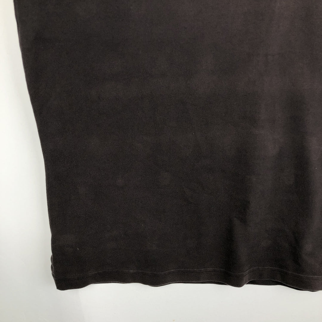 Ralph Lauren POLO by Ralph Lauren long sleeve rugby shirt, men's size L cotton black type Vintage Second Hand