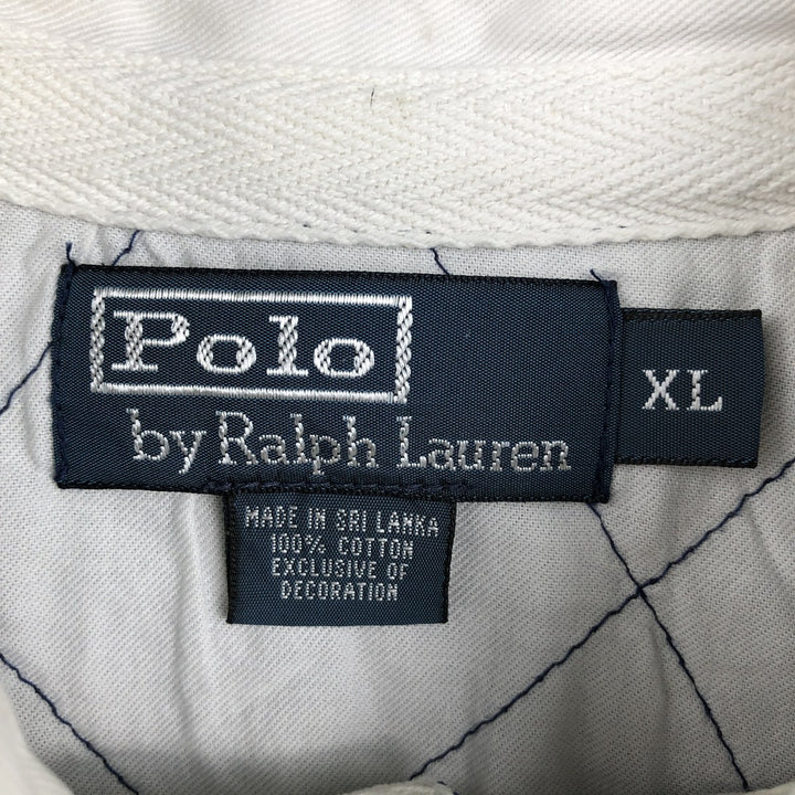 Ralph Lauren POLO by Ralph Lauren Big Pony Long Sleeve Rugby Shirt Men's XL cotton navy blue type Vintage Second Hand