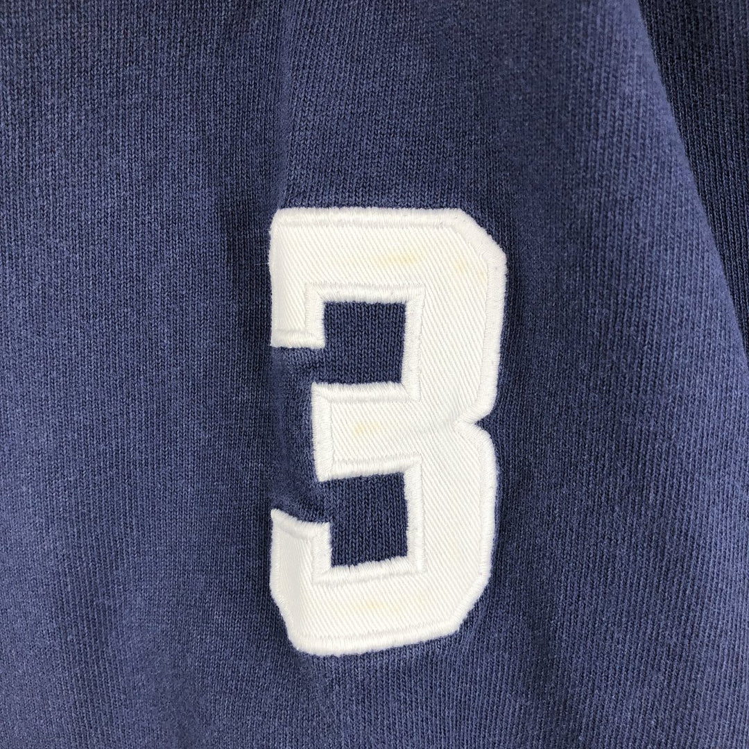 Ralph Lauren POLO by Ralph Lauren Big Pony Long Sleeve Rugby Shirt Men's XL cotton navy blue type Vintage Second Hand