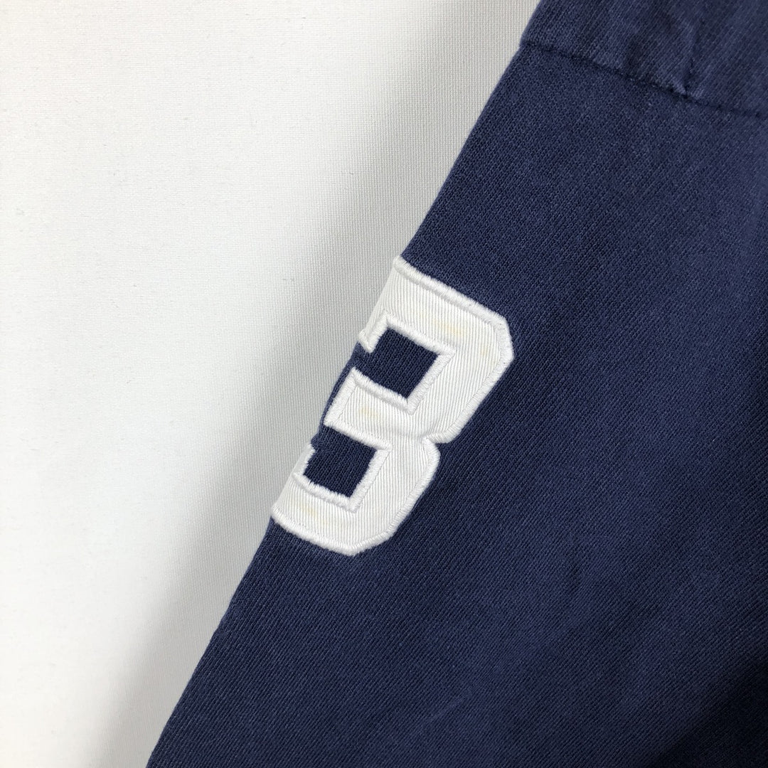 Ralph Lauren POLO by Ralph Lauren Big Pony Long Sleeve Rugby Shirt Men's XL cotton navy blue type Vintage Second Hand
