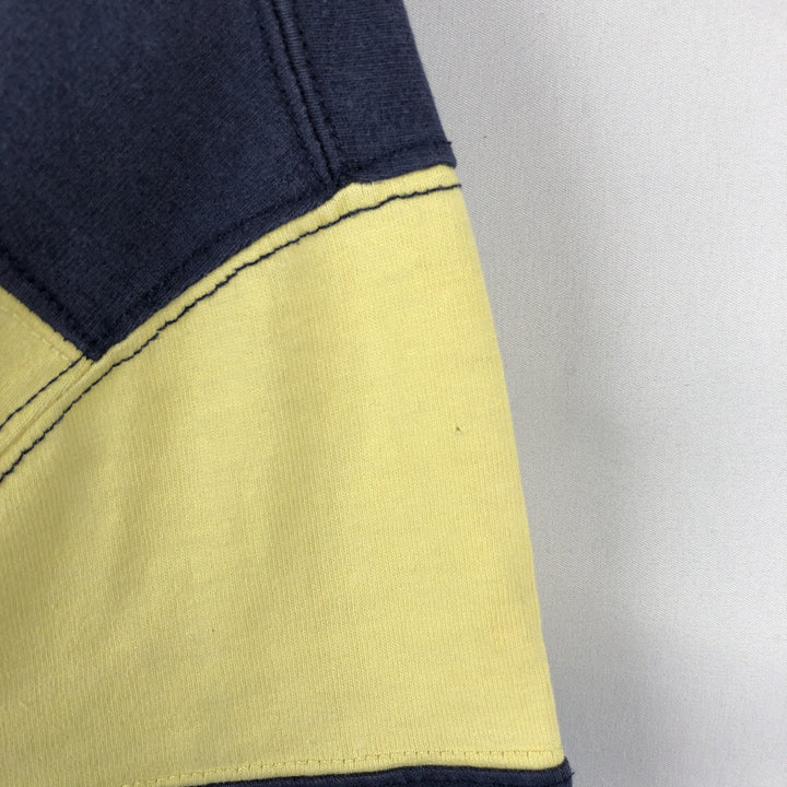 Ralph Lauren POLO by Ralph Lauren Striped Pattern Long Sleeve Rugby Shirt Men's Size L cotton yellow type Vintage Second Hand