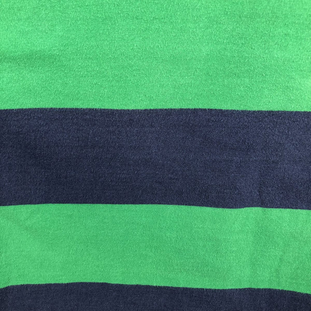 Ralph Lauren POLO RALPH LAUREN CLASSIC FIT Long-Sleeve Rugby Shirt, Men's Size XL (approx.) cotton green type Vintage Second Hand