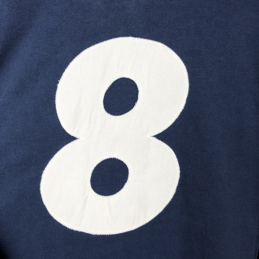 Ralph Lauren POLO SPORT long-sleeved rugby shirt, men's size XL (approx.) cotton navy blue type Vintage Second Hand