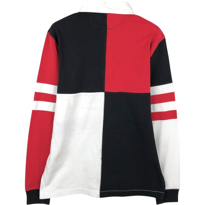 Ralph Lauren POLO RALPH LAUREN CUSTOM SLIM FIT Big Pony Long Sleeve Rugby Shirt Men's M cotton red type Vintage Second Hand