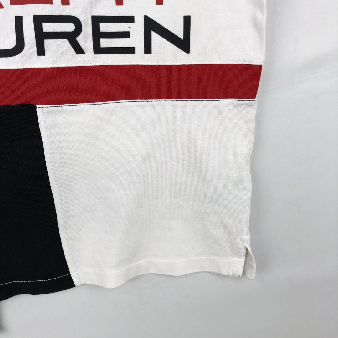 Ralph Lauren POLO RALPH LAUREN CUSTOM SLIM FIT Big Pony Long Sleeve Rugby Shirt Men's M cotton red type Vintage Second Hand