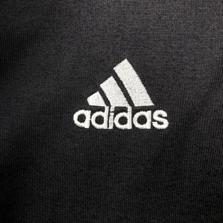 Adidas ALL BLACKS long-sleeve polo shirt, men's size XL (approx.) unclear black type Vintage Second Hand