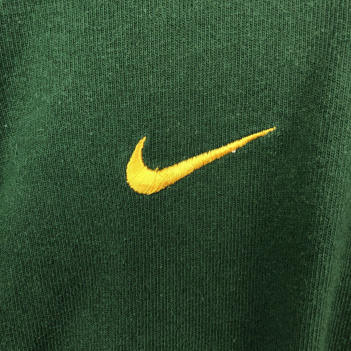 Nike TEAM Band Collar Long Sleeve Rugby Shirt, Men's Size L (approx.) unclear green type Vintage Second Hand