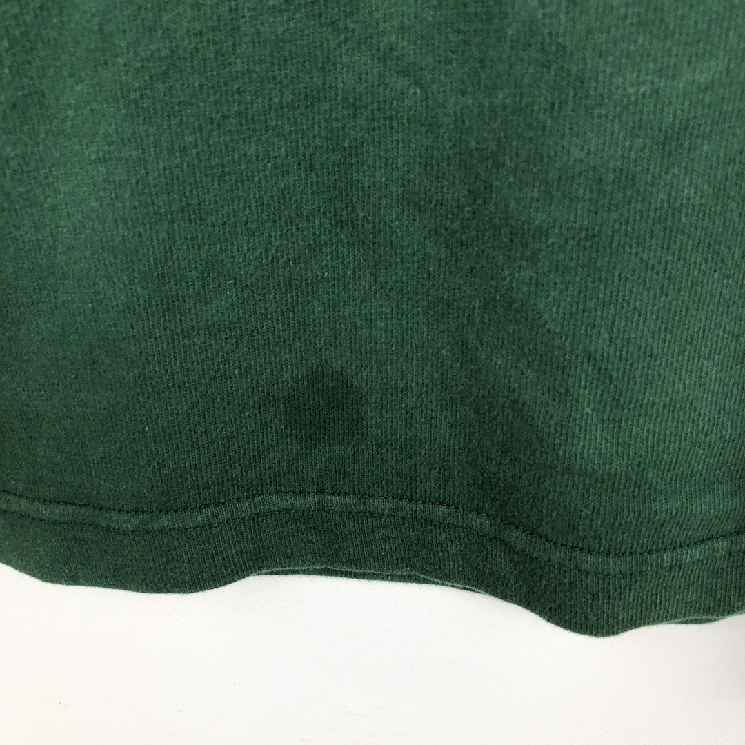 Nike TEAM Band Collar Long Sleeve Rugby Shirt, Men's Size L (approx.) unclear green type Vintage Second Hand
