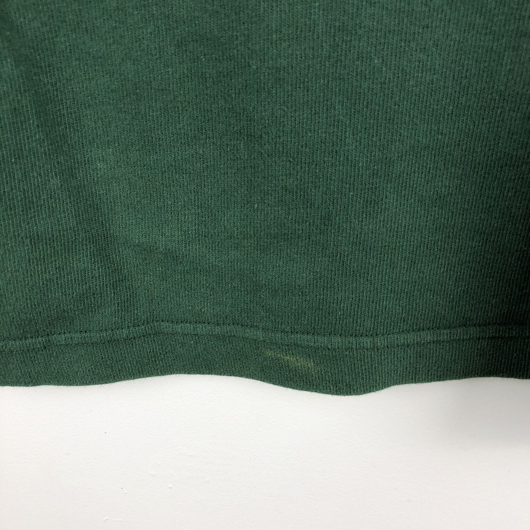 Nike TEAM Band Collar Long Sleeve Rugby Shirt, Men's Size L (approx.) unclear green type Vintage Second Hand