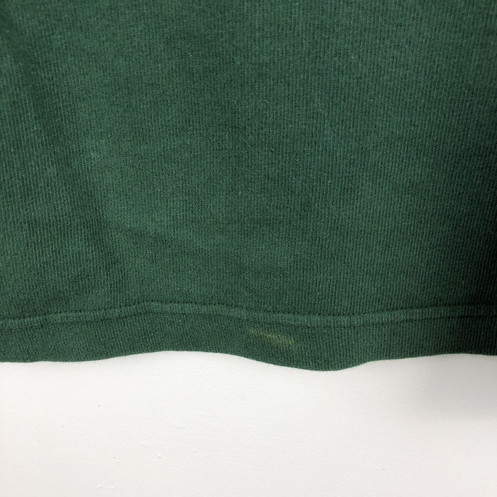 Nike TEAM Band Collar Long Sleeve Rugby Shirt, Men's Size L (approx.) unclear green type Vintage Second Hand