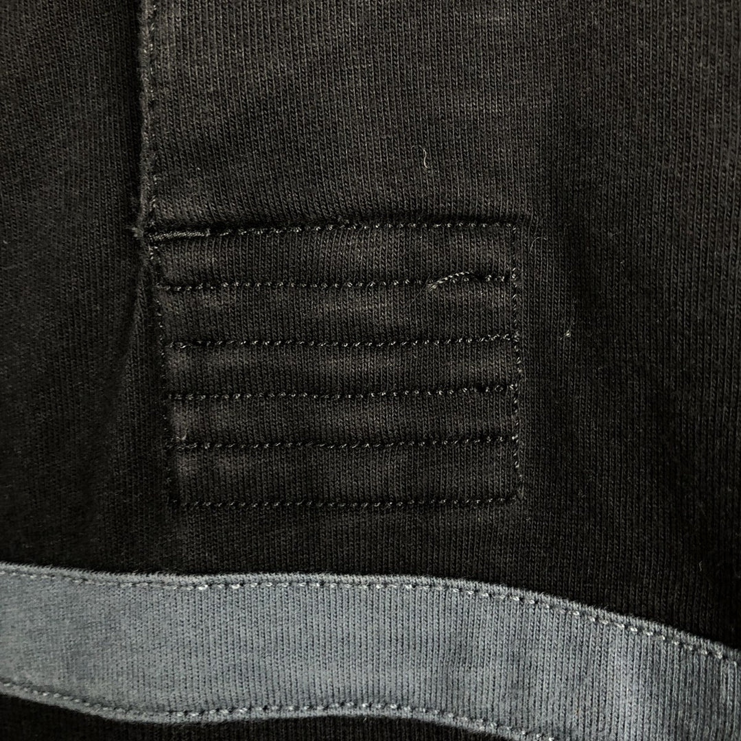 Adidas ALL BLACKS long-sleeve polo shirt, men's size XL (approx.) cotton black type Vintage Second Hand