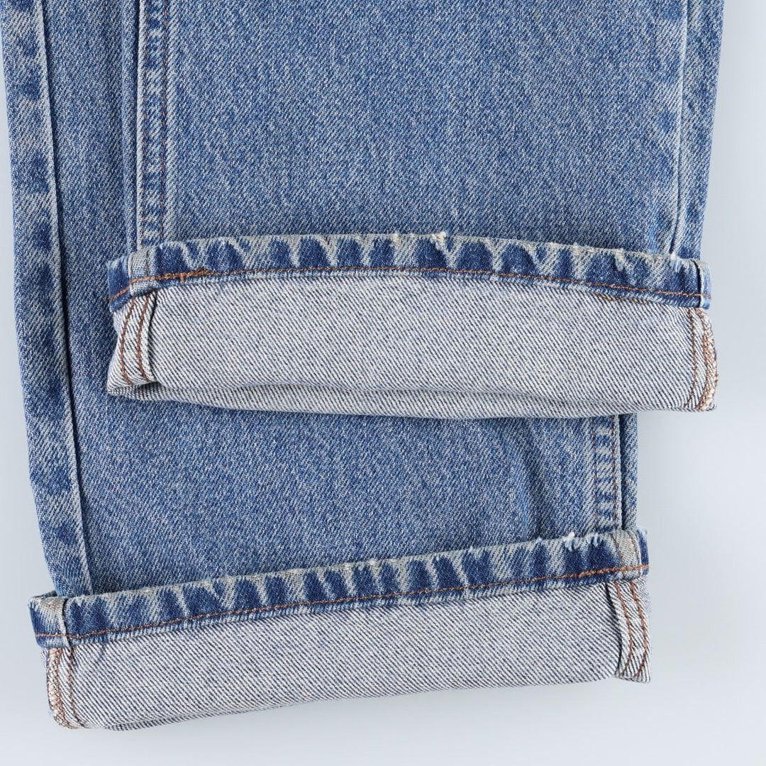 Harley-Davidson Straight Denim Pants, Men's Size W33 (approx.) cotton blue type Vintage Second Hand