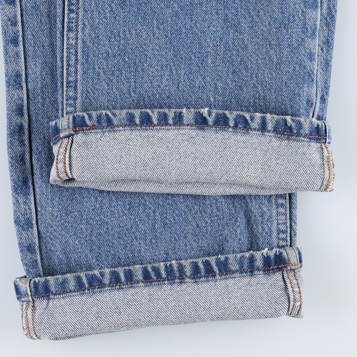 Harley-Davidson Straight Denim Pants, Men's Size W33 (approx.) cotton blue type Vintage Second Hand