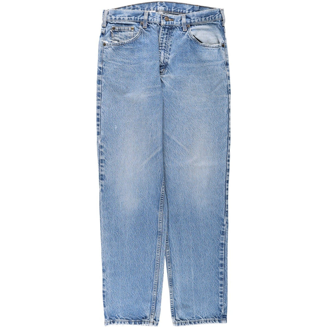 Carhartt Tapered Denim Pants for Men, W34 equivalent cotton blue type Vintage Second Hand