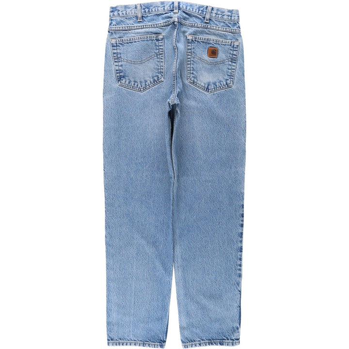 Carhartt Tapered Denim Pants for Men, W34 equivalent cotton blue type Vintage Second Hand