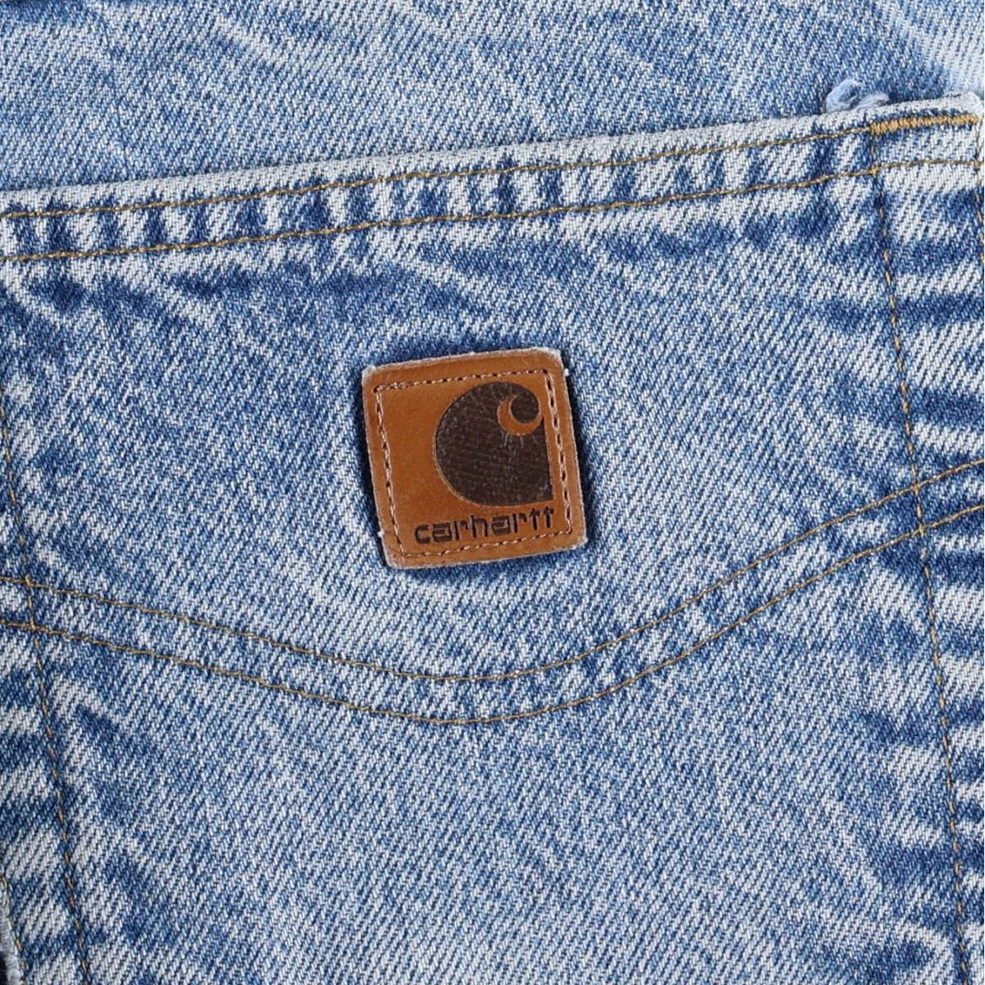 Carhartt Tapered Denim Pants for Men, W34 equivalent cotton blue type Vintage Second Hand