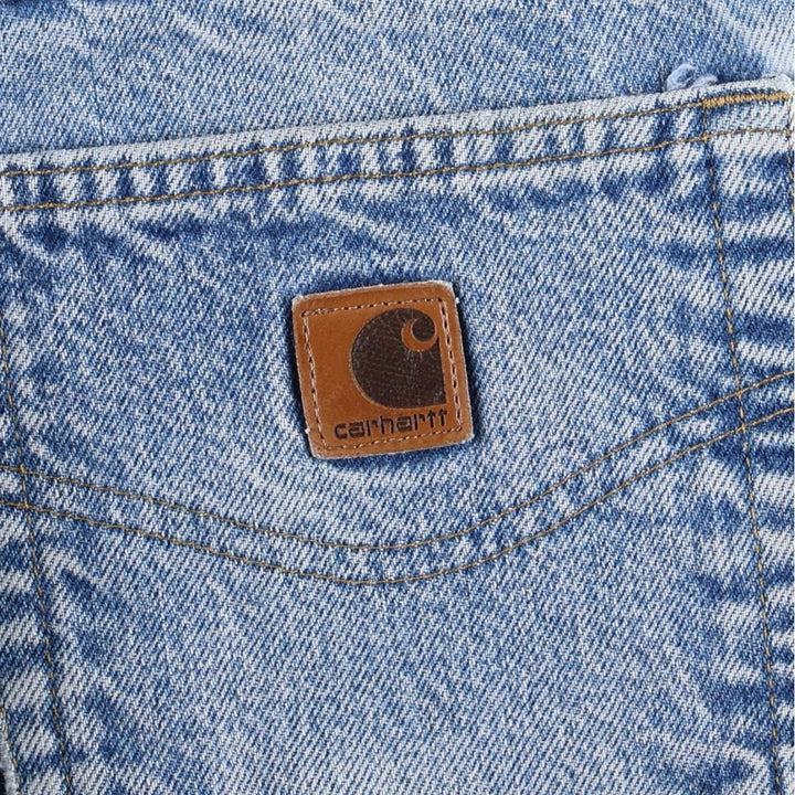 Carhartt Tapered Denim Pants for Men, W34 equivalent cotton blue type Vintage Second Hand