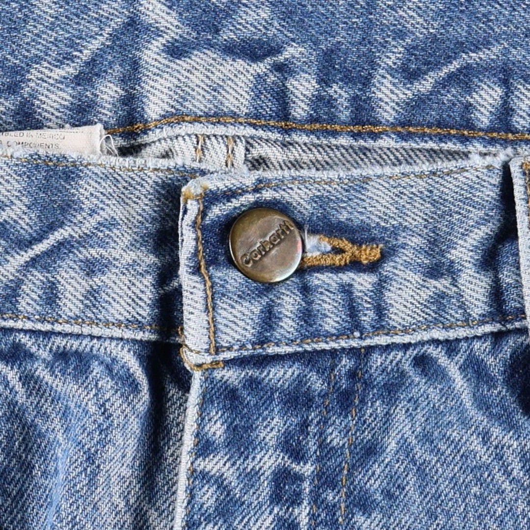 Carhartt Tapered Denim Pants for Men, W34 equivalent cotton blue type Vintage Second Hand
