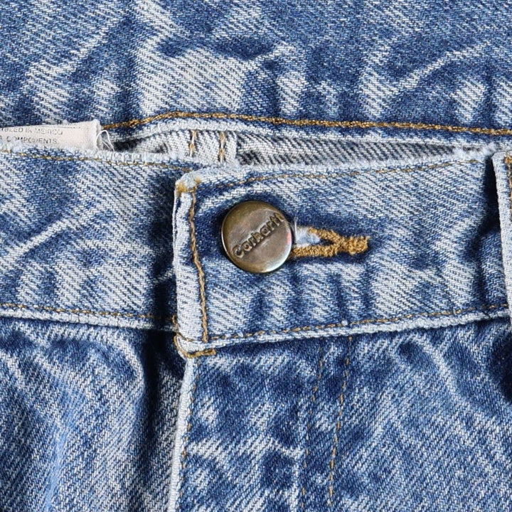 Carhartt Tapered Denim Pants for Men, W34 equivalent cotton blue type Vintage Second Hand