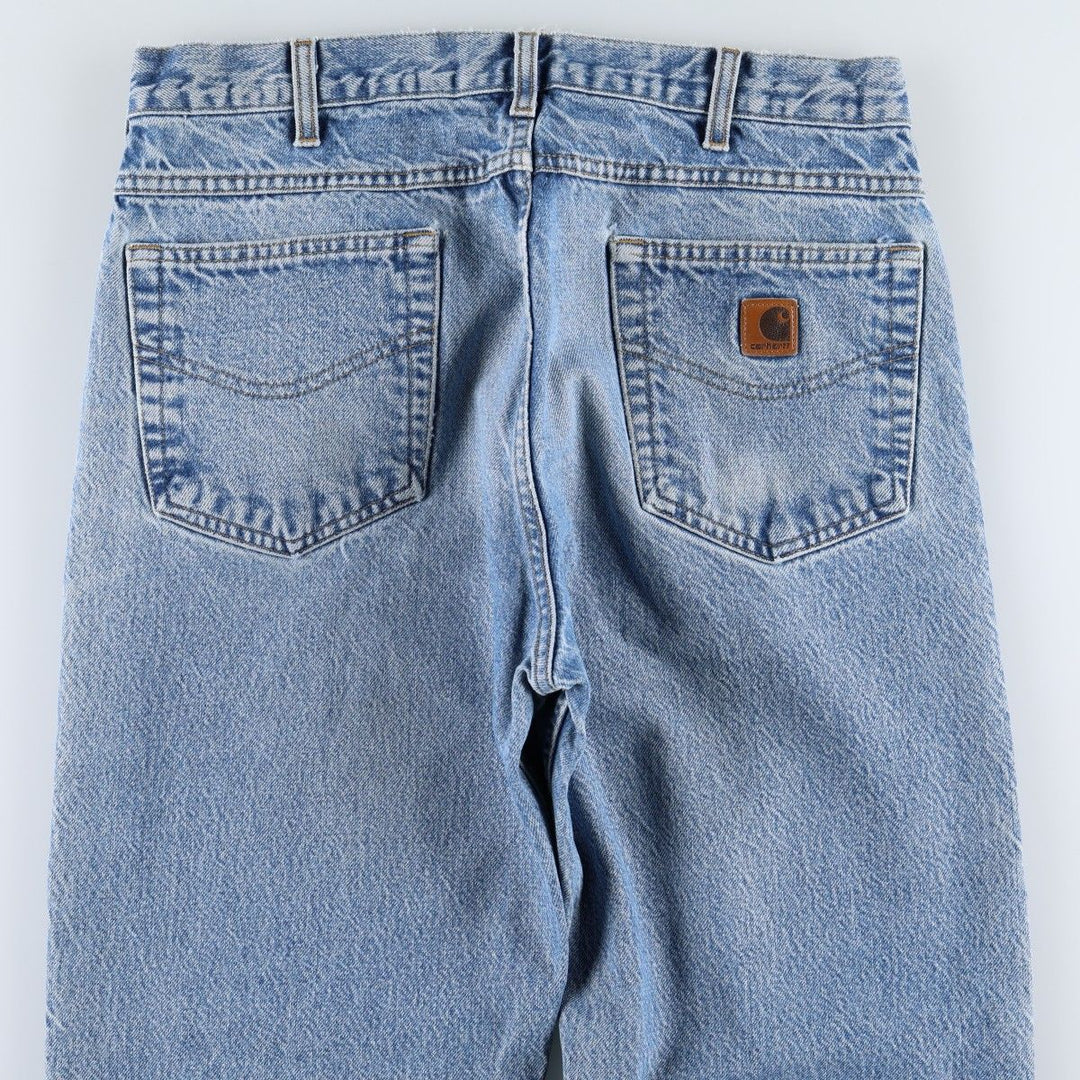 Carhartt Tapered Denim Pants for Men, W34 equivalent cotton blue type Vintage Second Hand