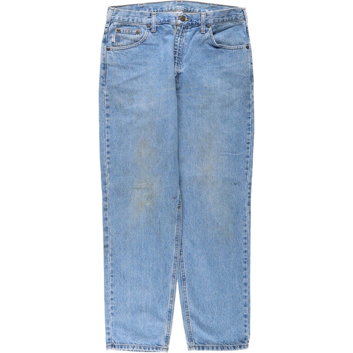Carhartt Relaxed Fit Tapered Denim Pants for Men, W35 cotton Blue type light blue Vintage Second Hand