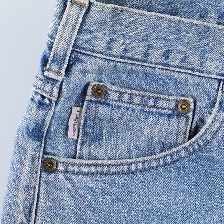 Carhartt Relaxed Fit Tapered Denim Pants for Men, W35 cotton Blue type light blue Vintage Second Hand
