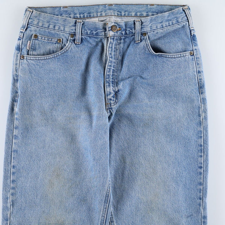 Carhartt Relaxed Fit Tapered Denim Pants for Men, W35 cotton Blue type light blue Vintage Second Hand