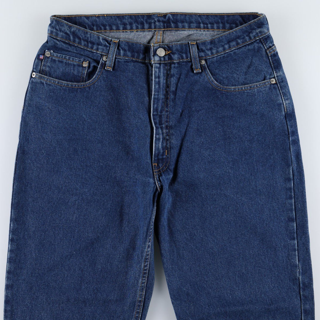 Ralph Lauren CLASSIC JEAN Tapered Denim Pants, Men's Size W34 (approx.) cotton blue type Vintage Second Hand