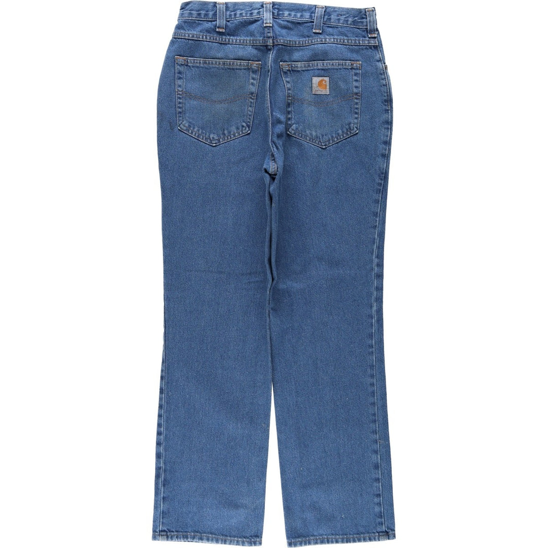 Carhartt Relaxed Fit Tapered Denim Pants, Men's Size W30 (approx.) cotton blue type Vintage Second Hand