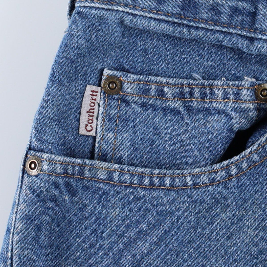 Carhartt Relaxed Fit Tapered Denim Pants, Men's Size W30 (approx.) cotton blue type Vintage Second Hand