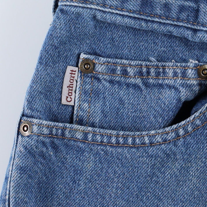 Carhartt Relaxed Fit Tapered Denim Pants, Men's Size W30 (approx.) cotton blue type Vintage Second Hand