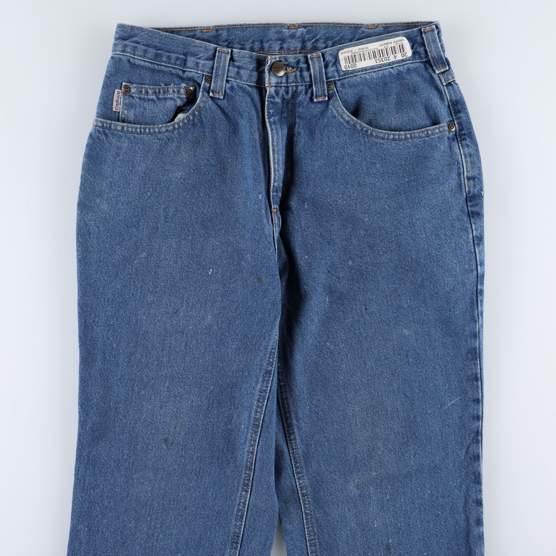Carhartt Relaxed Fit Tapered Denim Pants, Men's Size W30 (approx.) cotton blue type Vintage Second Hand