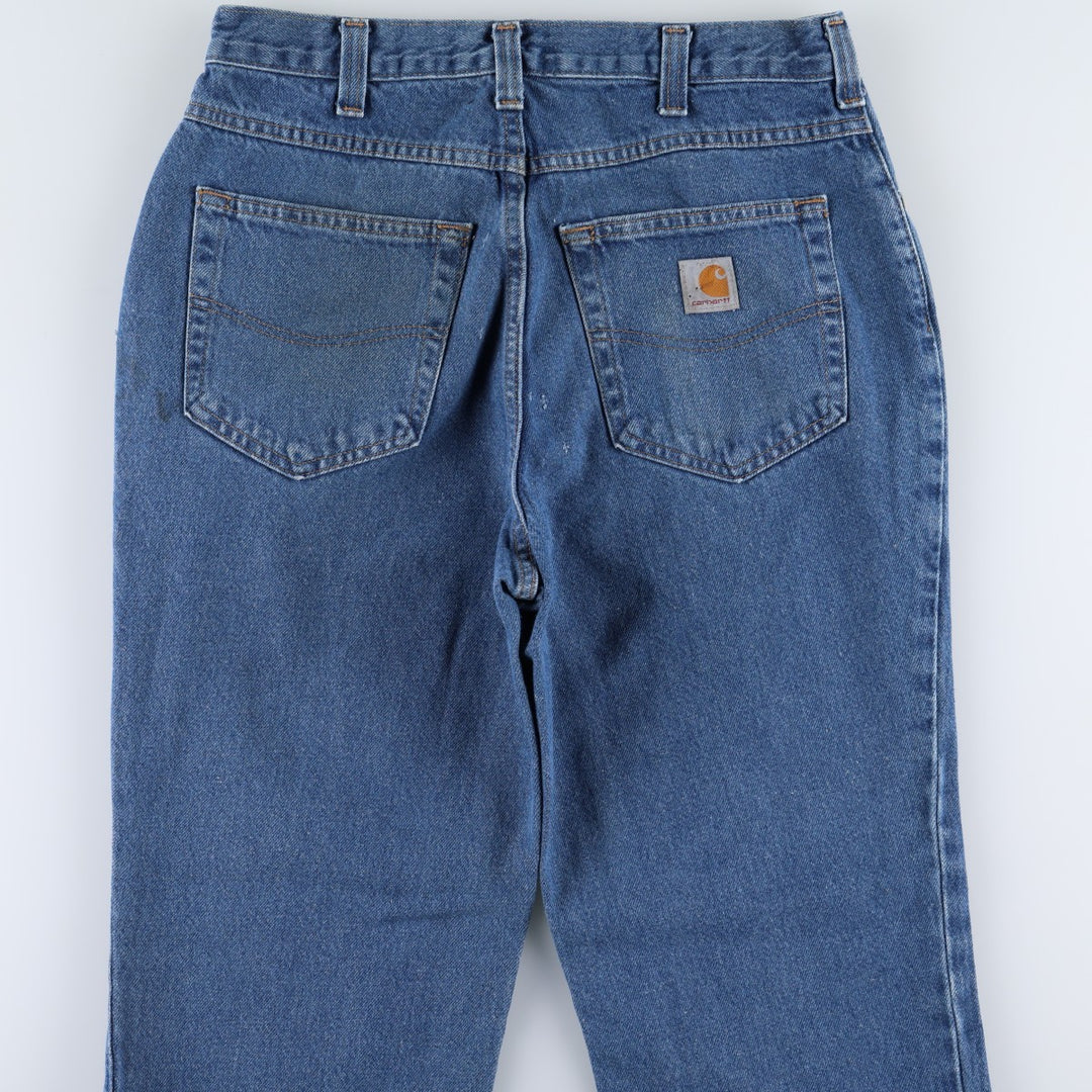 Carhartt Relaxed Fit Tapered Denim Pants, Men's Size W30 (approx.) cotton blue type Vintage Second Hand
