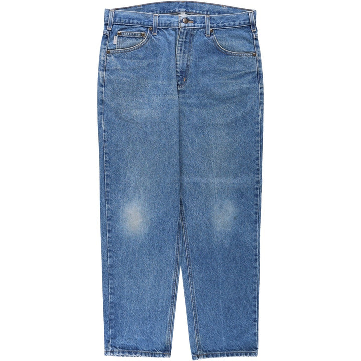Carhartt Relaxed Fit Tapered Denim Pants for Men, W36 cotton blue type Vintage Second Hand