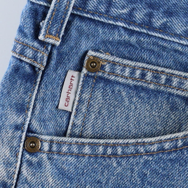 Carhartt Relaxed Fit Tapered Denim Pants for Men, W36 cotton blue type Vintage Second Hand
