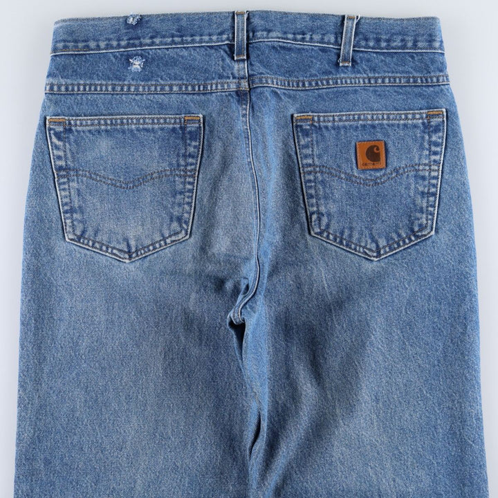 Carhartt Relaxed Fit Tapered Denim Pants for Men, W36 cotton blue type Vintage Second Hand
