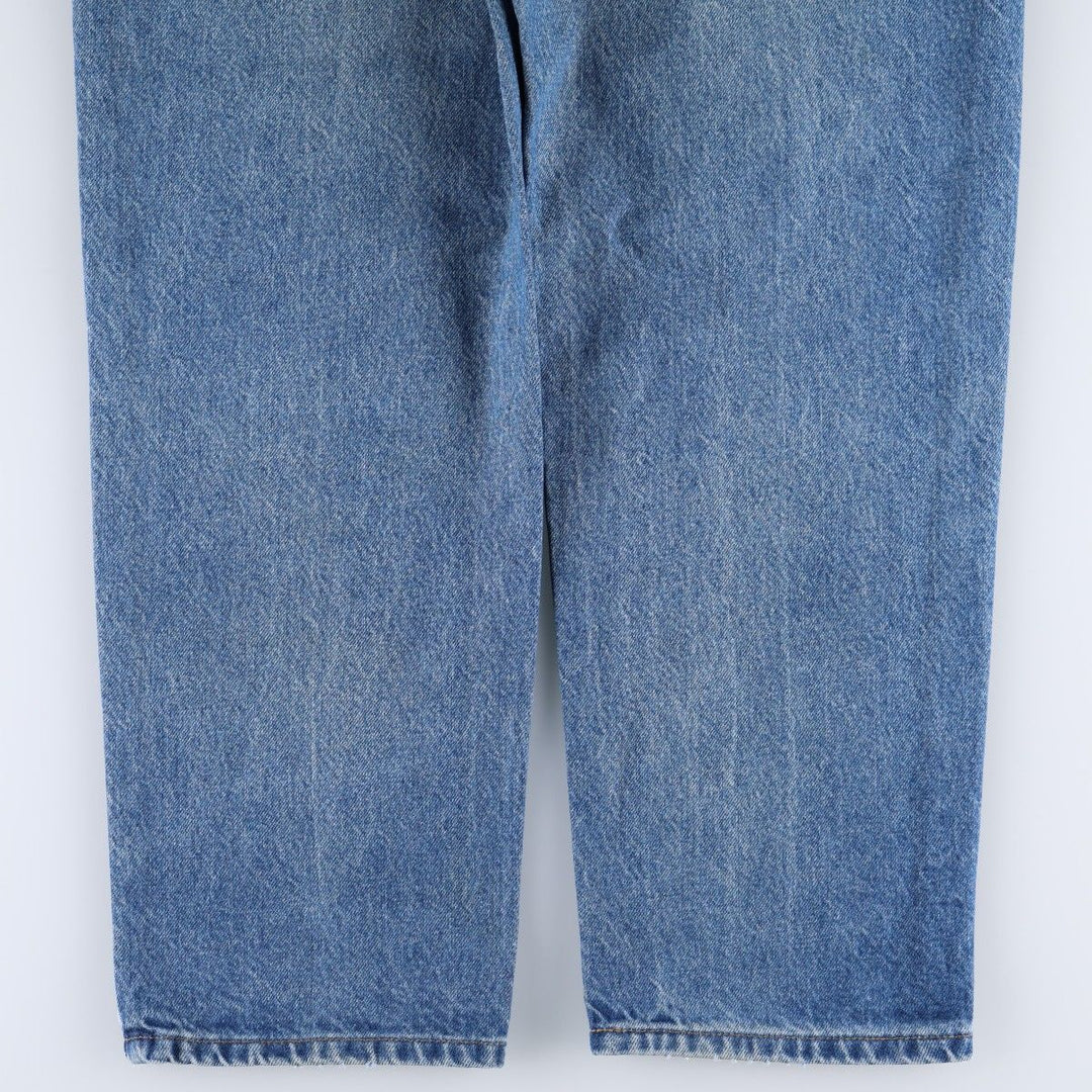 Carhartt Relaxed Fit Tapered Denim Pants for Men, W36 cotton blue type Vintage Second Hand
