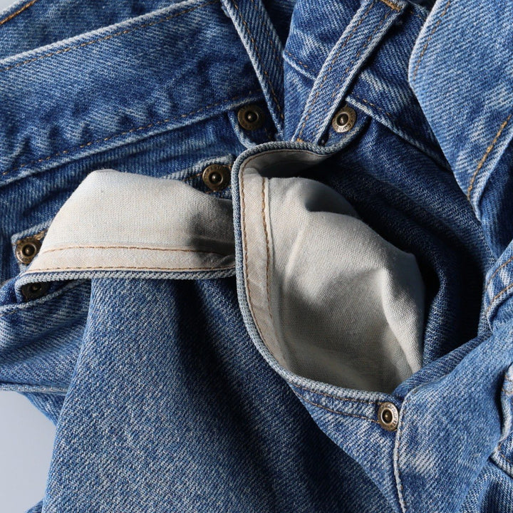 Carhartt Relaxed Fit Tapered Denim Pants for Men, W36 cotton blue type Vintage Second Hand